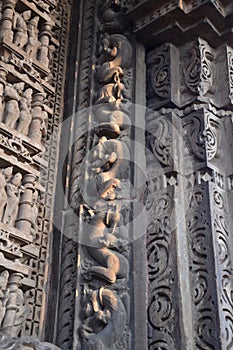 Chaturbhuj temple architecture in Khajuraho