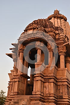Chaturbhuj temple architecture in Khajuraho