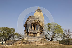 Chaturbhuja temple, southern group of temples of Khajuraho,India