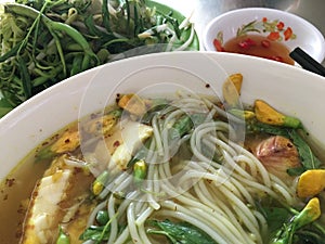 Chau Doc fish noodle soup