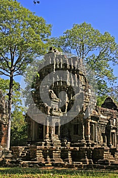 Chau Say Tevoda temple, Angkor area, Siem Reap, Cambodia