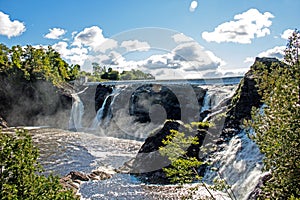 Chaudiere Falls In Levis, Quebec, Canada