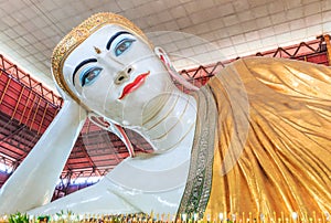 Chauk Htat Gyi Buddha in Myanmar photo