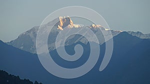 Chaukhamba peak of Himalayas