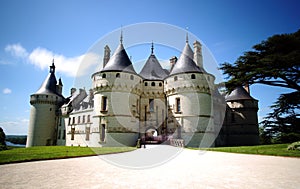 Chaumont castle in Loire Valley, France photo