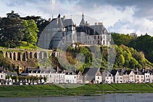 Chaumont sur Loire village and castle