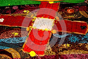 Chaupar pachisi Antique traditional game photo