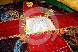Chaupar pachisi Antique traditional game photo