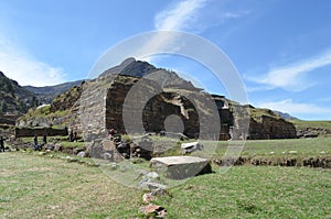 Chavin de Huantar temple complex. Ancash Province, Peru