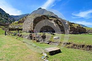 Chavin de Huantar temple complex. Ancash Province, Peru