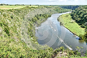 Chavon River, Dominican Republic, area that was used in filming movies such as Apocalypse Now, Rambo First Blood Part II, Rambo II