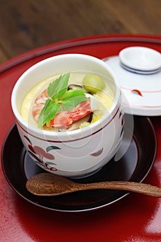 Chawanmushi, japanese steamed egg custard
