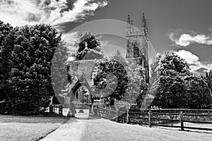 St Nicholas Church in Chawton, Hampshire, England