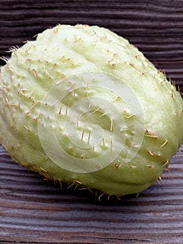 Chayote with thorns