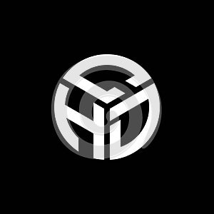 CHD letter logo design on black background. CHD creative initials letter logo concept. CHD letter design.CHD letter logo design on photo