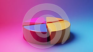 chdata flowing pie chart