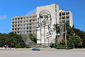 Che Guevara's face