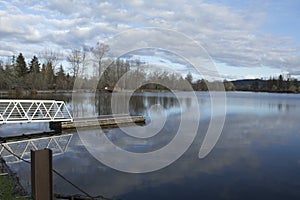 Cheadle Lake Reflection