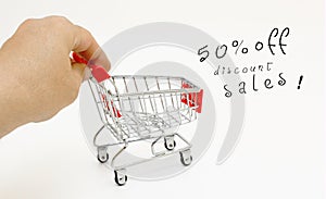 Cheap Discount Shopping Concept