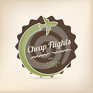 Cheap flights badge