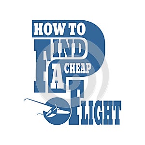 Cheap Flights Concept