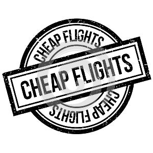 Cheap Flights rubber stamp