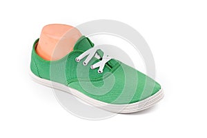 Cheap green sport shoes