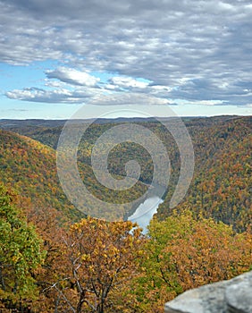 Cheat River Gorge from Cooper's Rock West Virginia