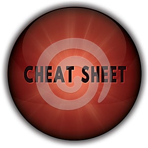 CHEAT SHEET red button badge.