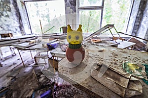 Cheburashka kindergarten in Pripyat, Chernobyl Zone