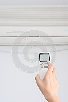 Check air conditioner temperature