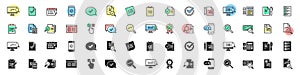 Check and audit excellent icons collection in two different styles