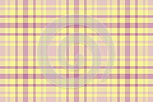 Check background tartan of textile pattern seamless with a fabric texture plaid vector