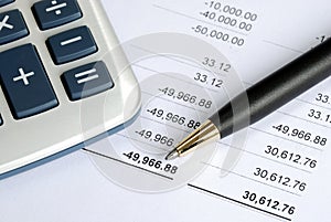 Check the bank statement