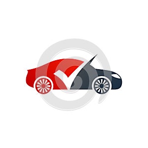 Check Car logo vector template, Creative Car logo design concepts photo
