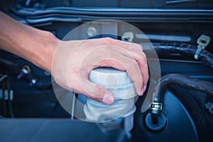 Check the condition of the car engine.