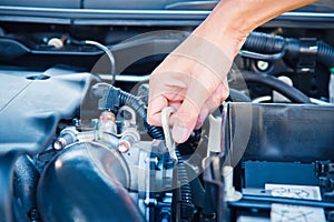 Check the condition of the car engine.