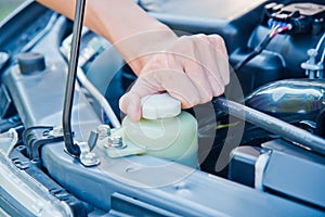 Check the condition of the car engine.