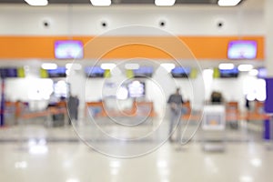 Check-in counters