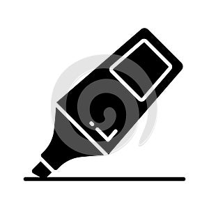 Check this creatively designed icon of highlighter, stationery item vector