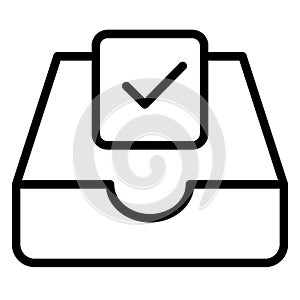 Check, email   Isolated Vector icon which can easily modify or edit