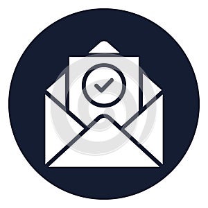 Check, email Isolated Vector icon which can easily modify or edit