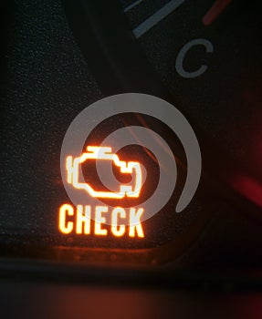 Check Engine signage