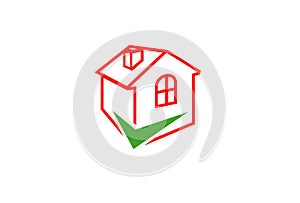 Check Home Logo Design