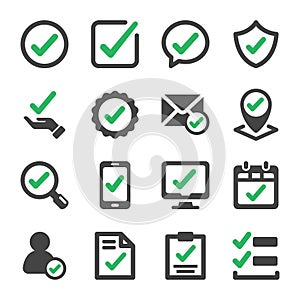 Check icon set