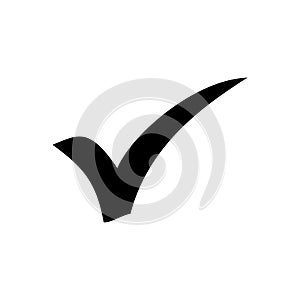 Check icon vector. check mark icon. check list button icon