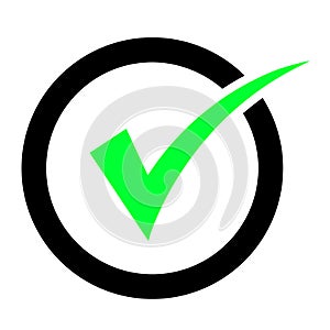 Check icon vector. check mark icon. check list button icon