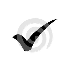 Check icon vector. check mark icon. check list button icon