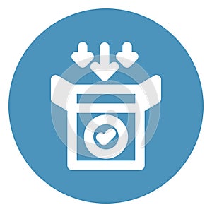 Check, install  Icon vector icon which can be easily modified or edited