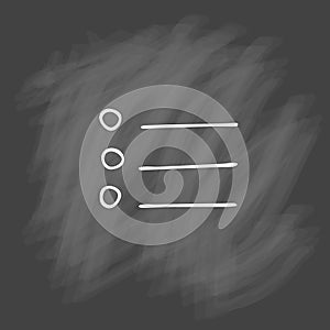 Check list vector icon. Hand drawn task list with check marks and check boxes .